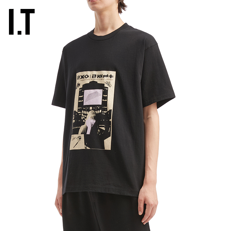 ITC.E宽松短袖T恤潮流酷感