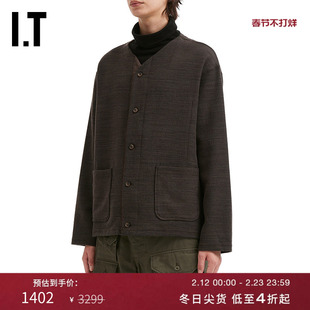 IT ENGINEERED GARMENTS男装V领排扣开衫新款简约复古外套BGJH1MP