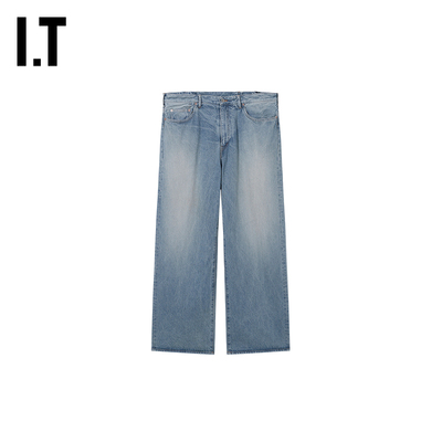 ITdoublet宽松牛仔裤长裤