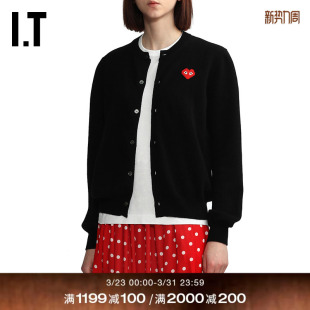 CDG GARÇONS川久保玲INVADER联名女装 PLAY des 针织开 COMME