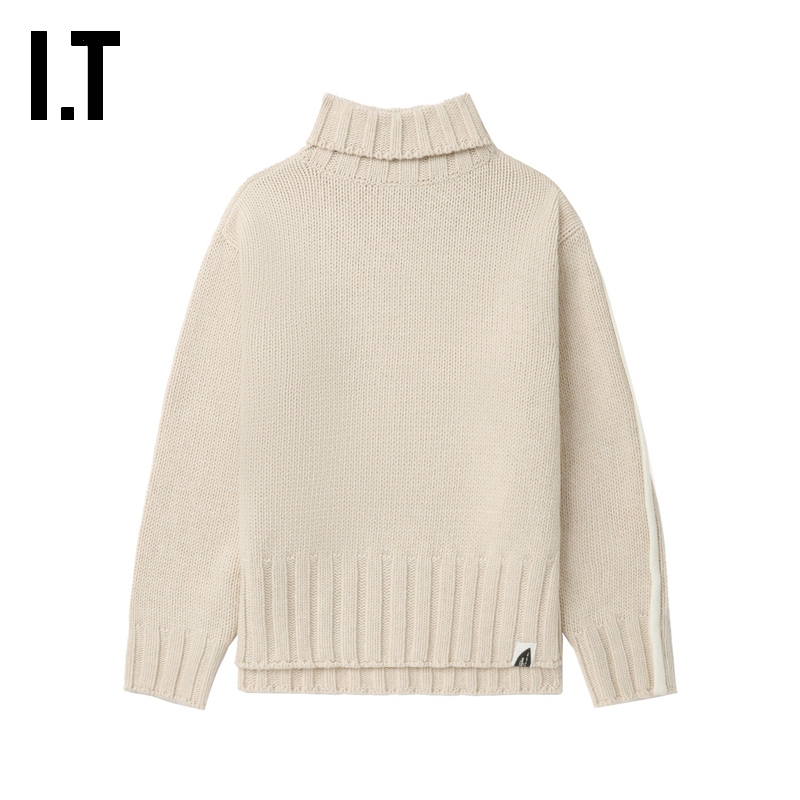 ITSJYP高领针织衫简约大方