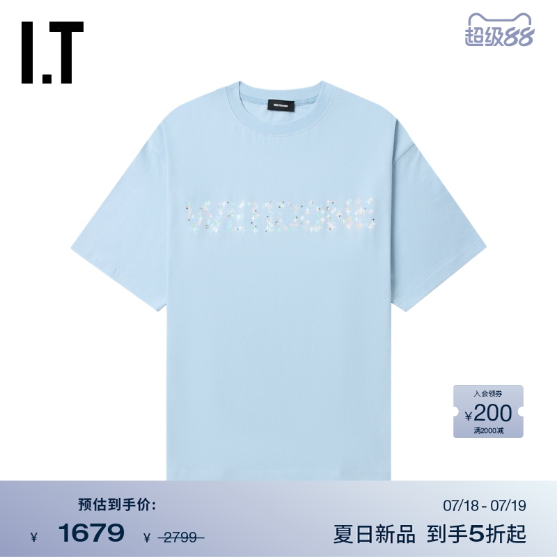 ITWe11Done宽松落肩T恤