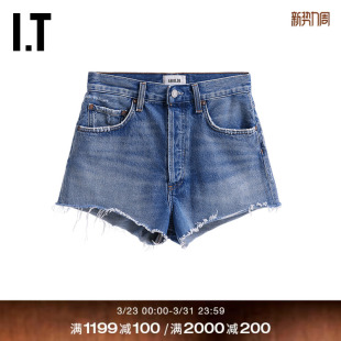 短裤 牛仔裤 新款 时尚 A9237BXQ 热辣合身毛边水洗仔裤 AGOLDE女装
