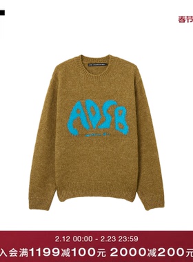 IT Andersson Bell女装圆领针织衫新款复古时尚宽松毛衣1413MBXQ