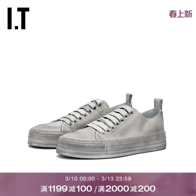 IT Ann Demeulemeester女款做旧运动鞋新款个性街潮厚底休闲鞋