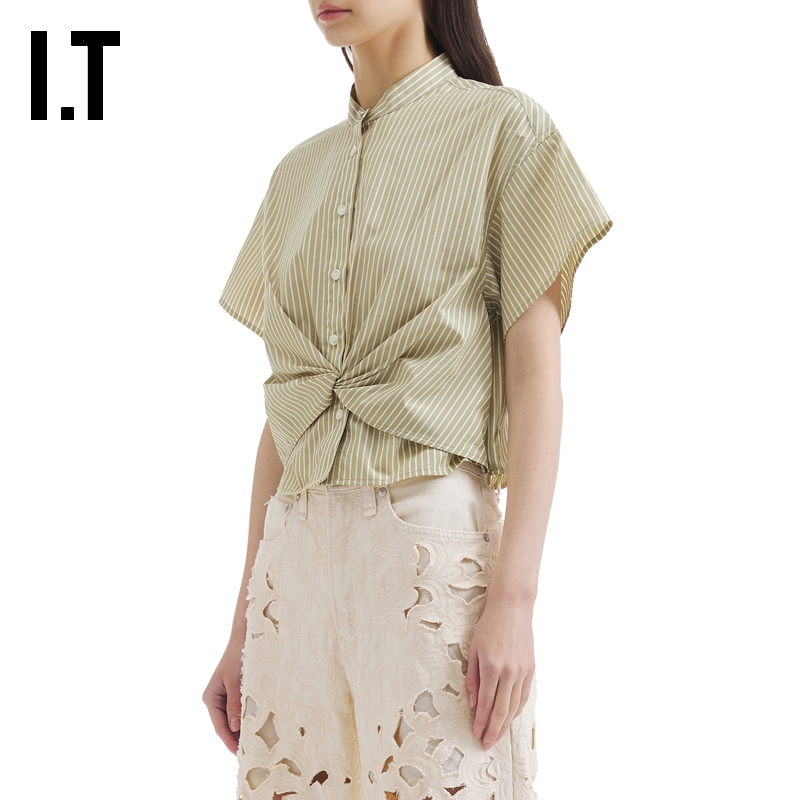 ITrag&bone短袖条纹上衣