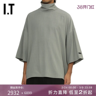 IT FEAR OF GOD男装廓形七分袖上衣新款随性潮流高领上衣609HVWMP