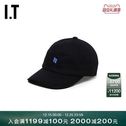 IT ADER error女款弯檐棒球帽新款活力动感鸭舌帽帽子YHW1BKXM