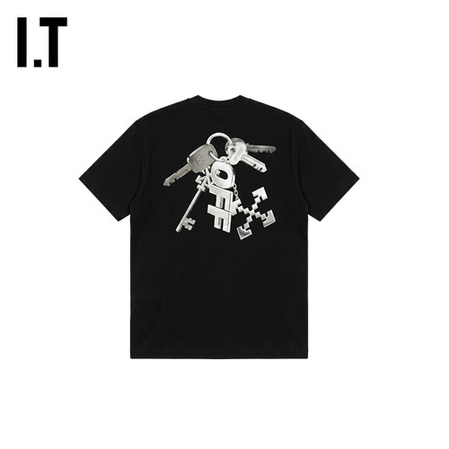 OFF-WHITE™宽松落肩短袖T恤