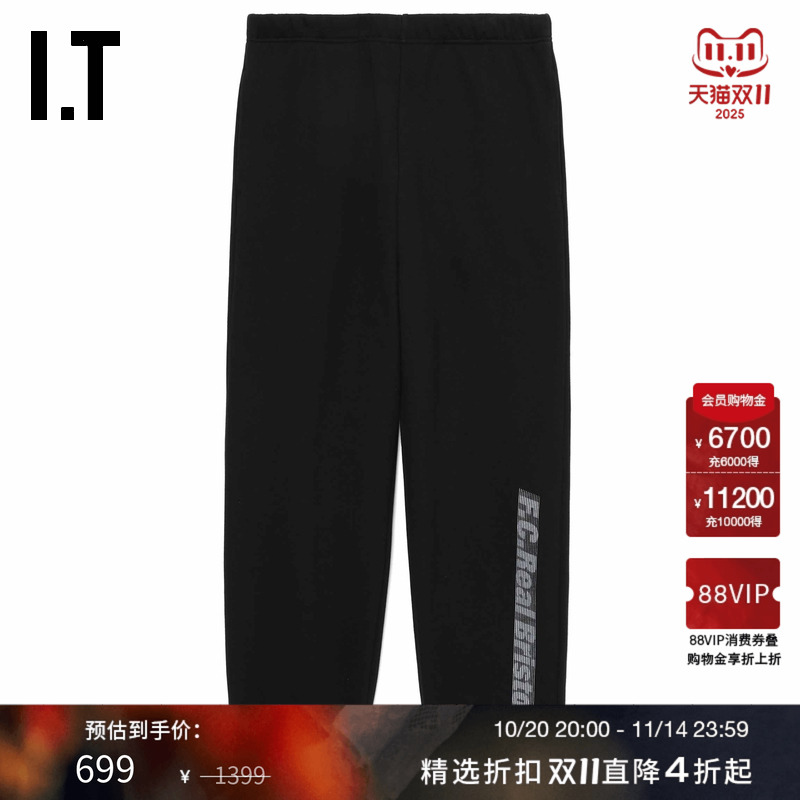 IT F.C.REAL BRISTOL男装束脚卫裤新款潮流活力运动裤长裤250081M