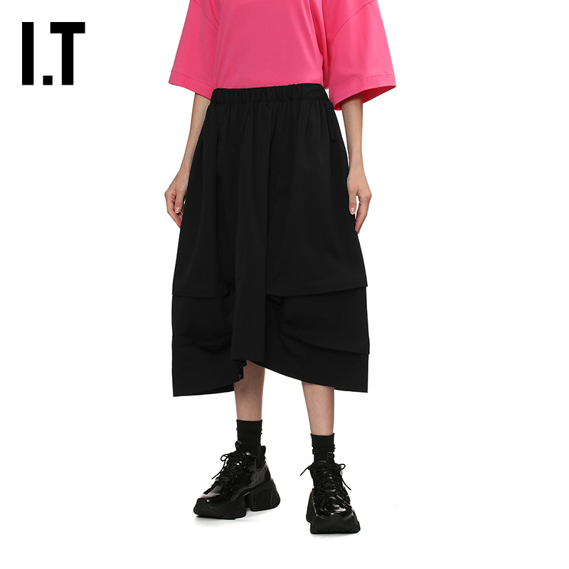 IT不规则半身裙时尚文艺