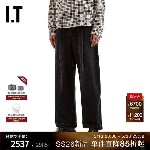 ITSTUDIONICHOLSON阔腿牛仔裤