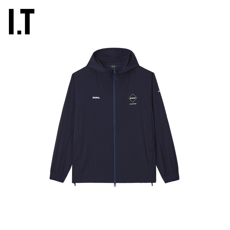 IT F.C.REAL BRISTOL男装连帽拉链夹克新款休闲户外风外套260003M