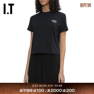 T恤新款 合身短袖 简约休闲圆领内搭短上衣COH389XQ A.P.C.女装