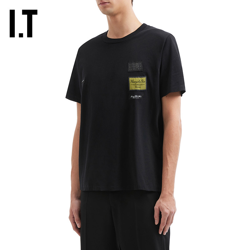 IT MM6 Maison Margiela男装短袖T恤新款简约休闲半袖069S24MQ,男装,T恤,淘宝优惠券,粉丝福利购,淘宝优惠卷