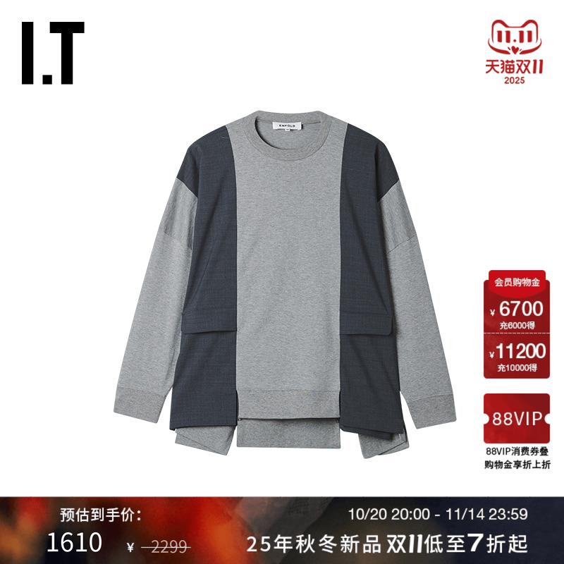 IT日本ENFÖLD圆领长袖T恤