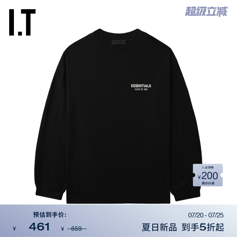 ITESSENTIALS廓形长袖T恤