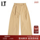REJINA 长裤 PYO女装 新品 通勤宽松纯色西裤 阔腿裤 时尚 E167BEXI