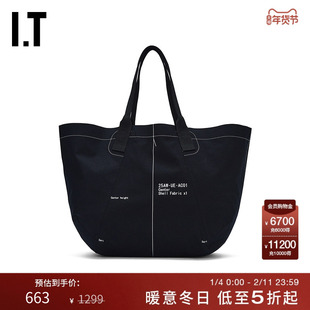 IT uniform experiment男款单肩手提包新款实用日常大容量托特包