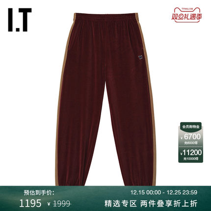 IT NEEDLES男装束脚长裤新款复古潮流丝绒运动裤休闲裤RW3395MP