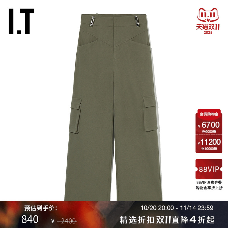 ITCALVINLUO宽松工装裤长裤