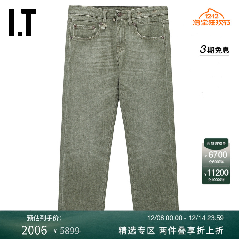 ITR13露踝牛仔裤时尚街头风