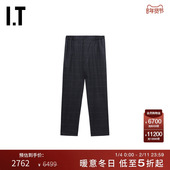 des GARCONS DEUX男装 HOMME COMME 裤 合身格纹西装 CDG 锥形裤