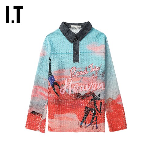 ITPONDER.ER长袖polo衫