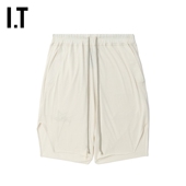 Rick 新款 Owens Champion联乘男装 宽松休闲短裤 潮流开叉五分裤