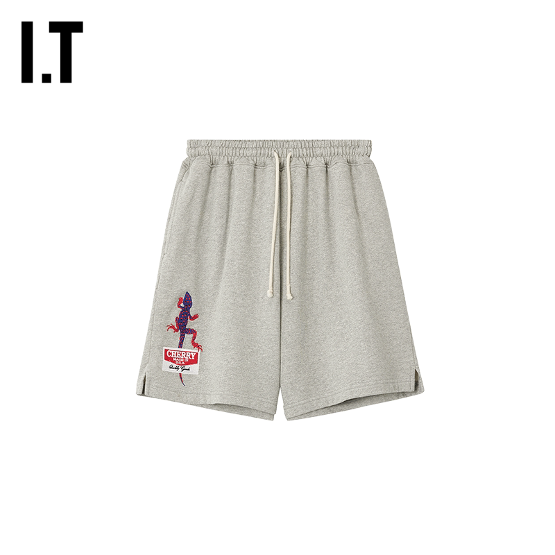 IT CHERRY LOS ANGELES男装运动短裤新款活力日常宽松卫裤直筒裤