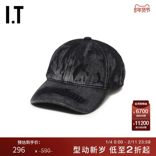 【丁程鑫同款】IT GROUNDZERO情侣款复古做旧棒球帽新款棒球帽