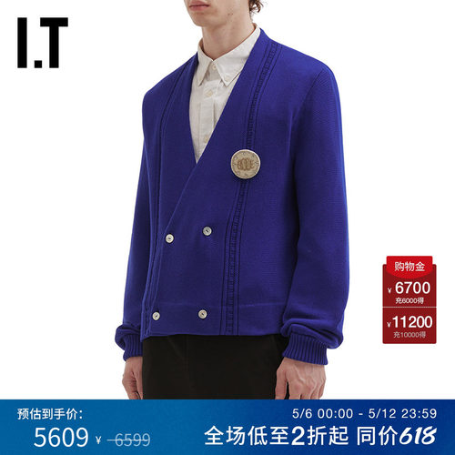 ITBODEV领针织开衫复古学院风