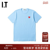 CDG 圆领短袖 PLAY des 秋男装 COMME GARCONS川久保玲 T恤