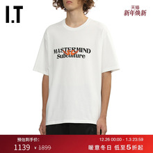IT MASTERMIND WORLD男装短袖T恤新款潮流休闲印花半袖4TS229MP