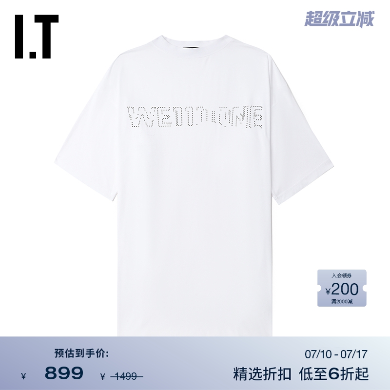 ITWe11Done中长款廓形T恤