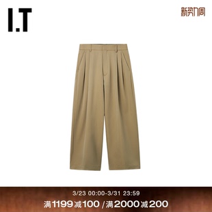 长裤 新款 复古质感宽松西装 纯色西裤 阔腿裤 裤 P04103MQ kolor男装