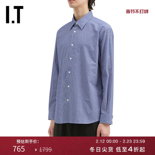 IT SOPH. SOPHNET.男装翻领长袖衬衫新款简洁通勤合身衬衣252056M