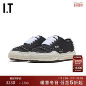 Mihara 复古街潮铆钉装 Yasuhiro女款 做旧运动鞋 新款 饰休闲鞋