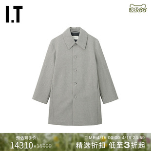 IT DRIES VAN NOTEN男装细格纹夹克新款复古质感翻领外套202383MQ
