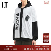 06T045MP 潮流解构感叠层拼接连帽衫 WESTFALL男装 连帽卫衣新款