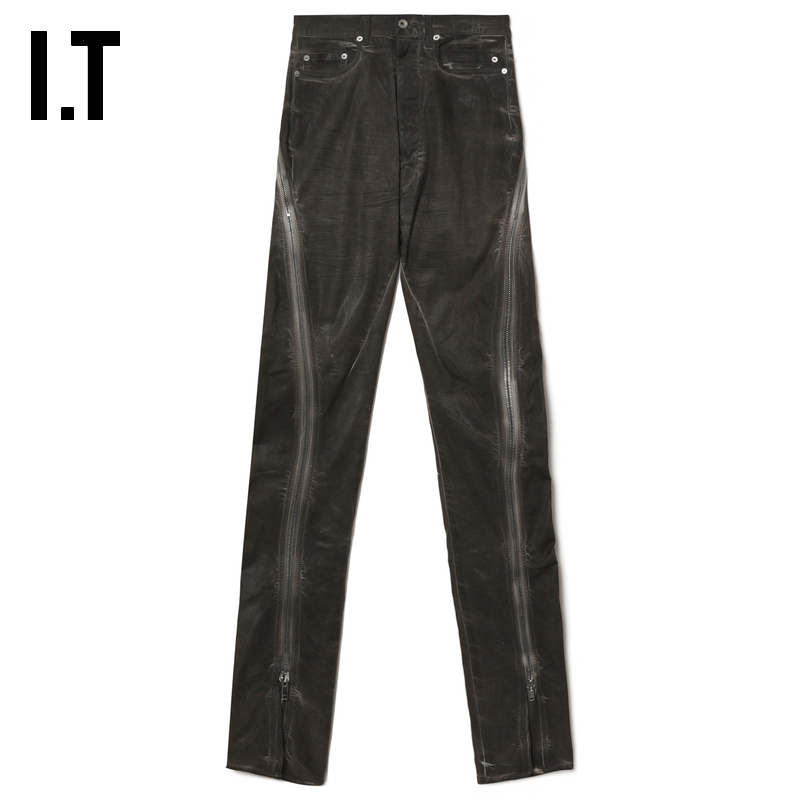 ITDRKSHDW修身牛仔裤复古街潮