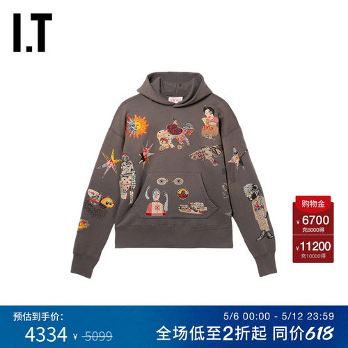 ITsamuelzelig宽松连帽卫衣