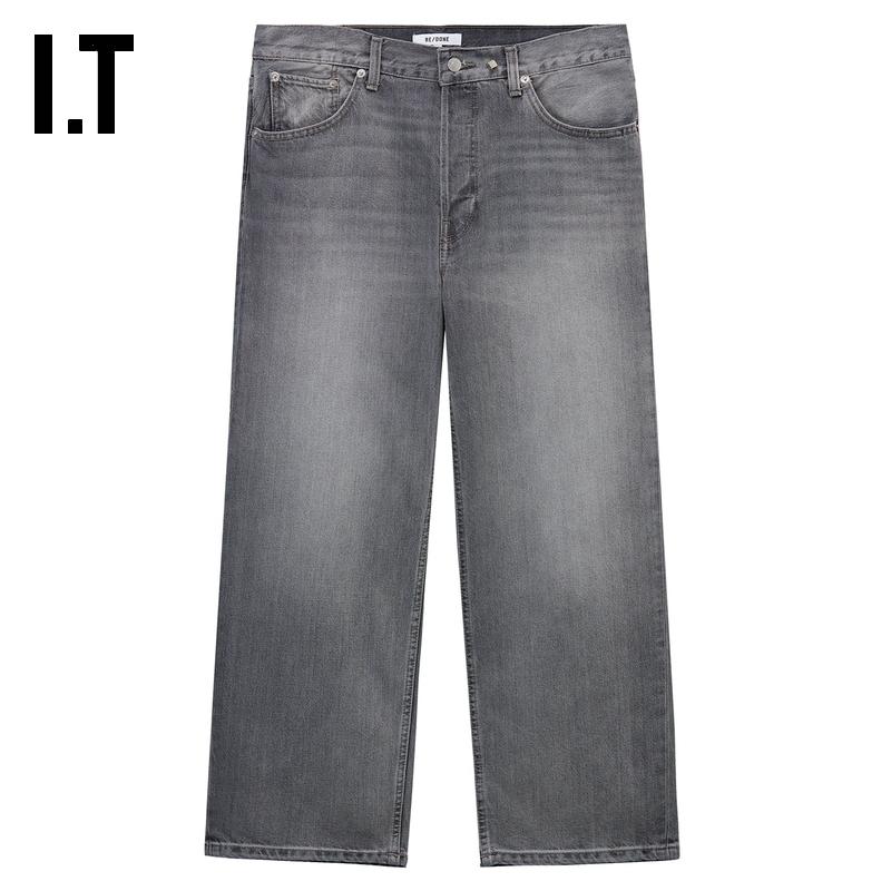 ITRE/DONE宽松牛仔长裤