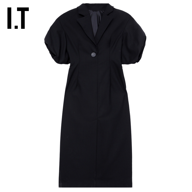 IT日本ENFÖLD泡泡袖连衣裙