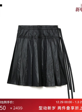 IT LOW CLASSIC女装半身裙百褶裙新款青春时尚及膝裙伞裙SK05BKXO