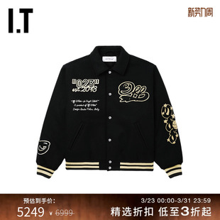 翻领毛呢棒球服呢外套 新款 OFF WHITE™情侣装