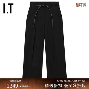 长裤 512942XO Phillip 西裤 饰腰带直筒裤 新款 裤 西装 Lim女装 3.1