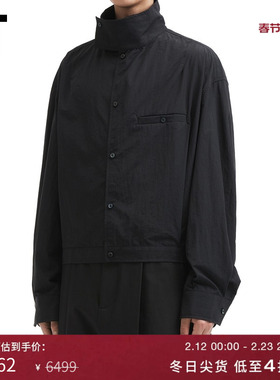 IT JACQUEMUS男装立领夹克新款帅气有型直排扣纯色外套135645MP