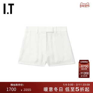 IT HELMUT LANG女装西装裤短裤新款时尚质感纯色直筒裤HW2064XP