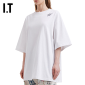 We11Done女装 中长款 落肩T恤新款 休闲随性宽松廓形半袖 073UWHXQ